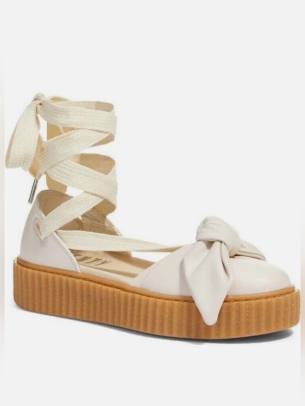 Puma X Fenty By Rihanna Women Bow Creeper Sandal Pink/Oatmeal